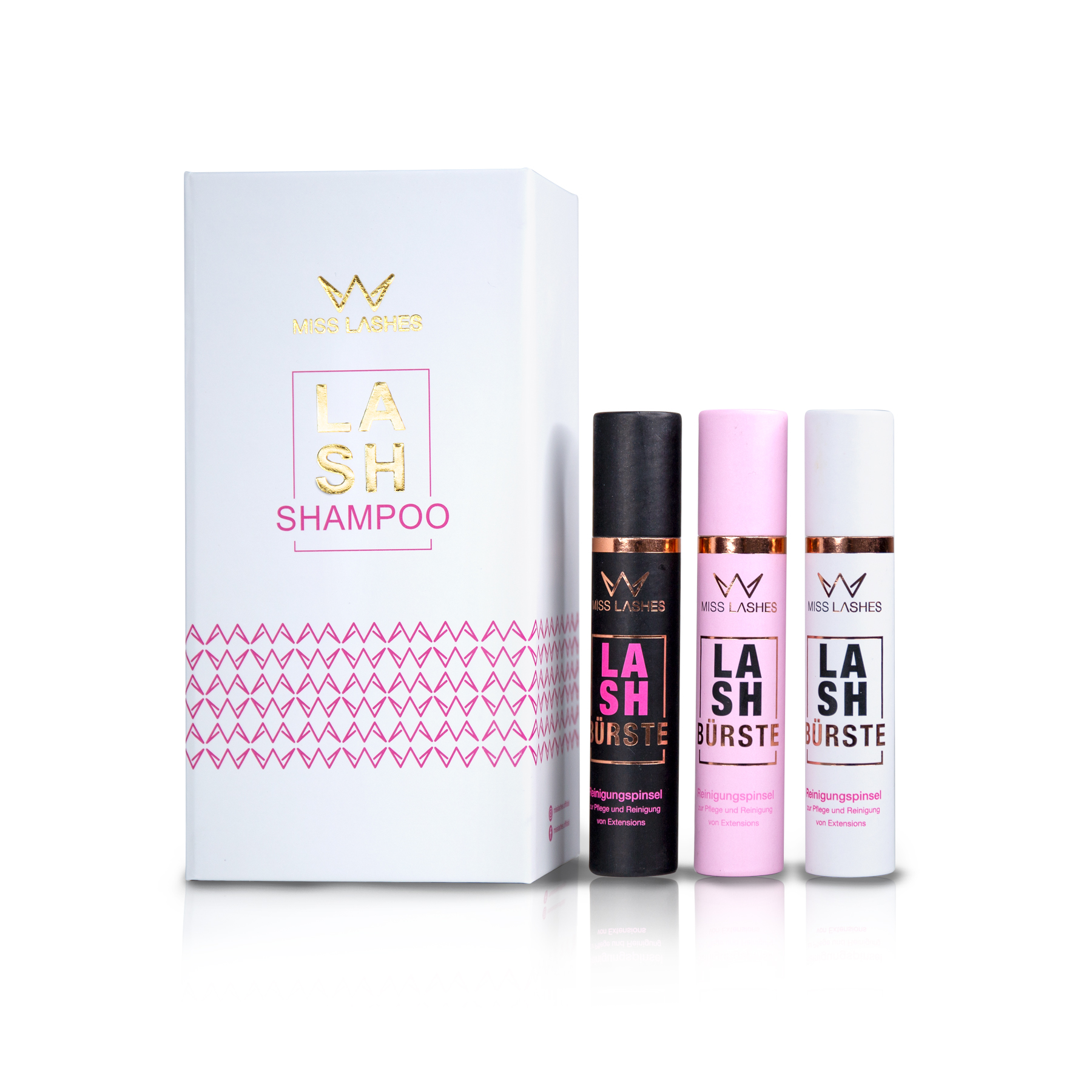 Geschenkbox | Lash Shampoo | 100 ml mit Lash Bürste